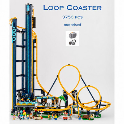 Build Blocks Powered UP - Loop Coaster | 3756pcs (10303) ABS Kit