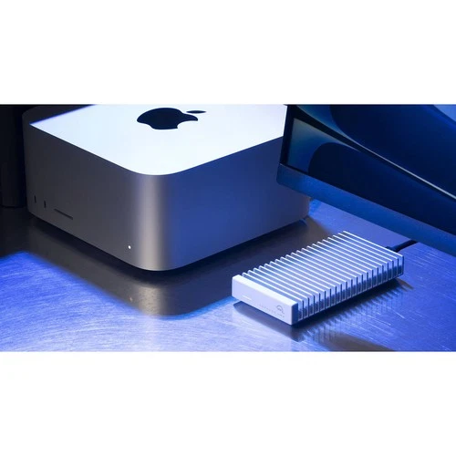 OWC Express 1M2 USB4 Portable NVMe M.2 External SSD Enclosure, Silver