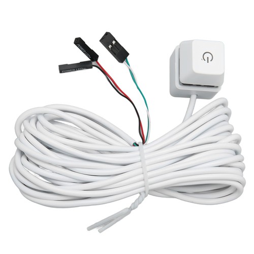 PC Power Switch White Mechanical Key Blue Switch Backlit Plug And Play PC Pow FY - Afbeelding 5 van 42