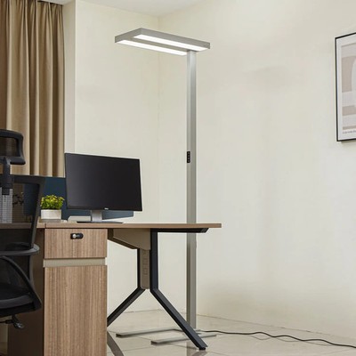 Arcchio Stehleuchte Standlampe LED Logan Human Centric Lighting silber dimmbar