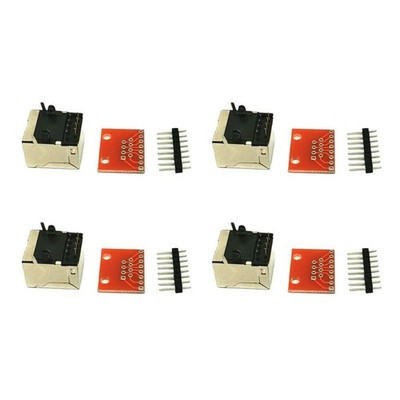 4-teiliges Steckverbinder-PCB- Und Breakout-Board-Kit Überprüfen Sie, Ob