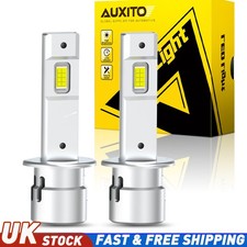 AUXITO 50000LM H1 LED Headlight Conversion Bulbs Kit High Low Beam 6500K White