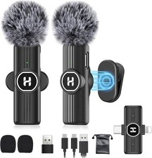 Professional Mini Lavalier Mic with 65FT Range - Perfect for Video  Streaming