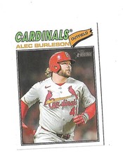 2026 TOPPS HERITAGE ALEC BURLESON #165