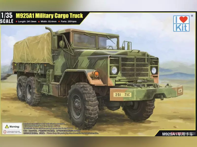 Maquette haut de gamme Camion Militaire M925A1 1/35
