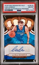💥 2018 Panini Crown Royale LUKA DONCIC LAKERS Rookie PSA AUTO SIGNED 10/149