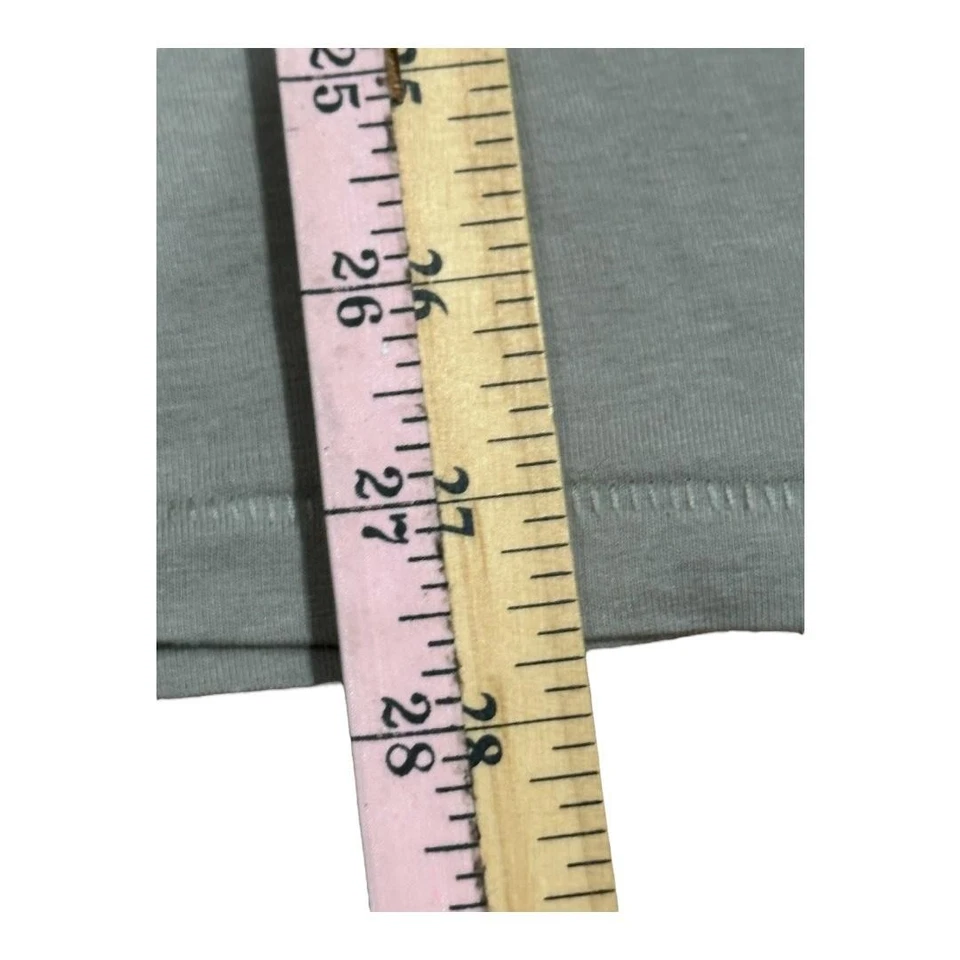 Camisa William Rast Para Hombres Mediana Gris Verde Pima Mezcla Modal Elastizada Cuello Redondo Camiseta Foto 3 de 4