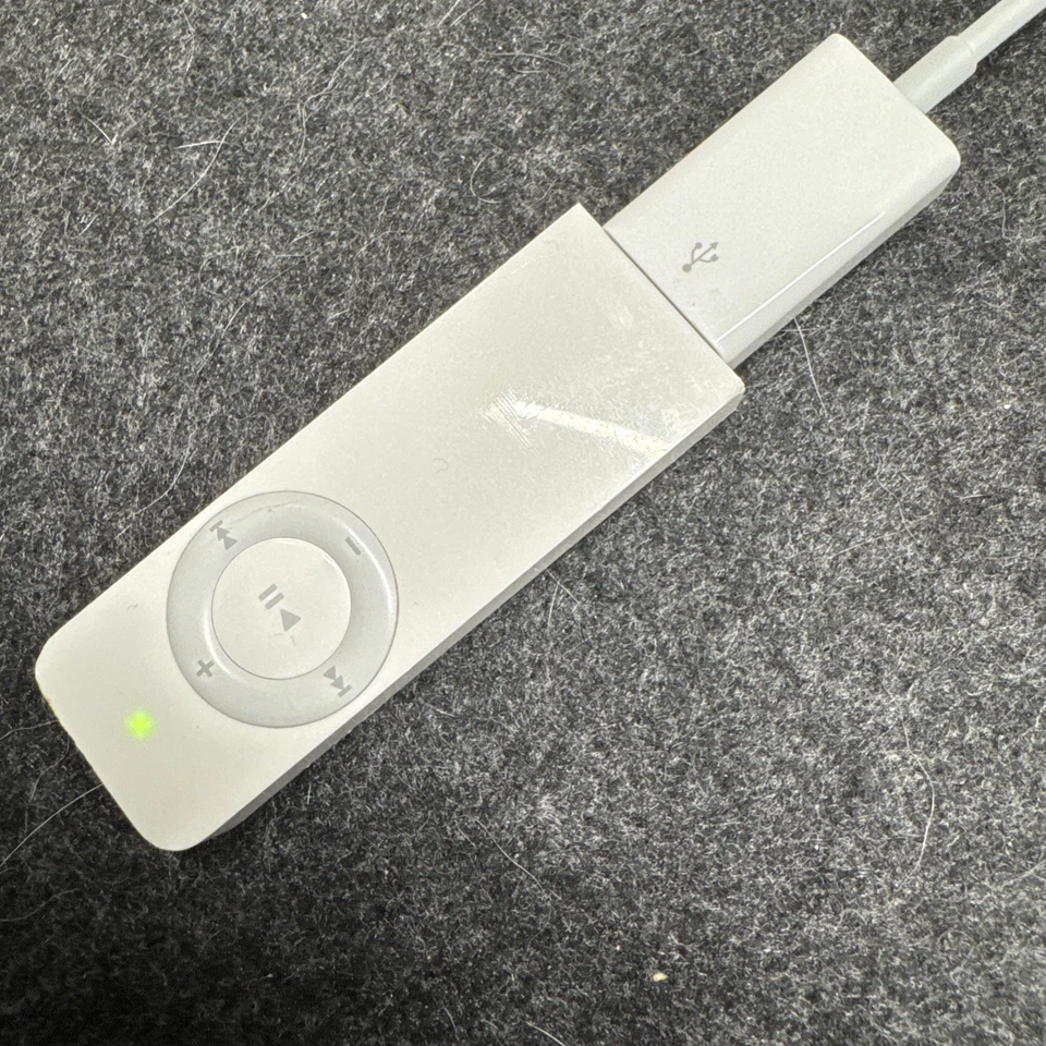 Vintage Apple IPod Shuffle 1.Generation Weiß 1GB - MP3 Player Weiß - Bild 4 von 4