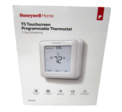 Honeywell Home T5 7-Day Programmable Thermostat with Touchscreen Display-NEW