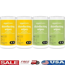 340 Thick Wipes Lemon Fresh Scent Canisters Tough Mess Cleaning Supplies New