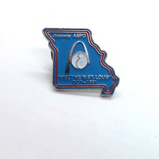 Vintage 1991 Gateway ASPO Missouri State Pin St Louis Arch Medical Lapel