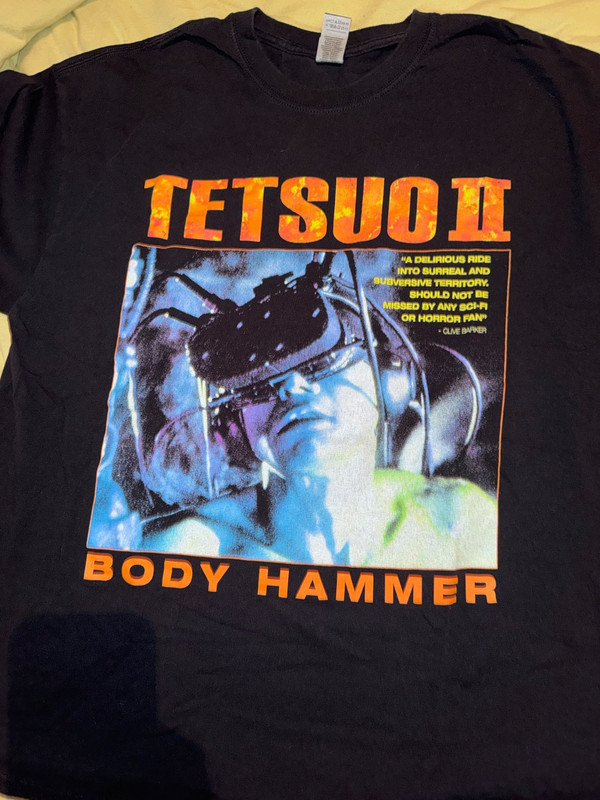 Tetsuo II Body Hammer shirt XL Rare New OOP Shinya Tsukamoto Horror Cyberpunk