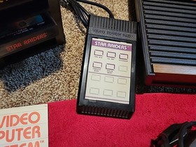 Genuine Atari 2600 4 Switch Console System Bundle + Controllers + 21 Games Look