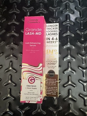Grande Cosmetics GrandeLASH-MD Lash Enhancing Serum, .03fl oz NEW