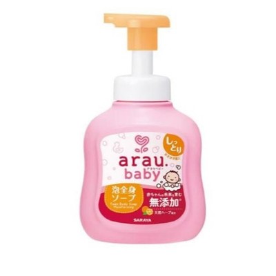 [arau.baby] [450mL] Moisturizing Foaming Whole Body Soap Pump Bottle