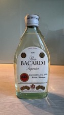 Bacardi Ron Superior Carta Blanca - Vintage Rum - Ungeöffnet - Nassau/Bahamas