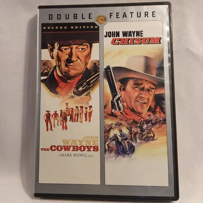John Wayne Double Feature : The Cowboys (1971) & Chisum (1970) (DVD, 2-Disc)
