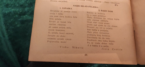 WW2 USTASHE ZDS SONGBOOK USTASHE YOUTH OFFICIAL MAGAZINE NDH ANTE PAVELIĆ - Picture 8 of 12