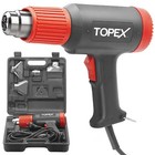 <!--F#f_0-->TOPEX Heat Gun Hot Air Heating Tool Kit Dual Speed w/ 5 Accessories Storage Case<!--F/-->