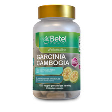 Betel Natural Garcinia Cambogia Capsules - 1500 mg - 90 capsules