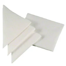 Ambitex  BL14x14 White Airlaid Napkin - 14" x 14" ~ 1000/cs