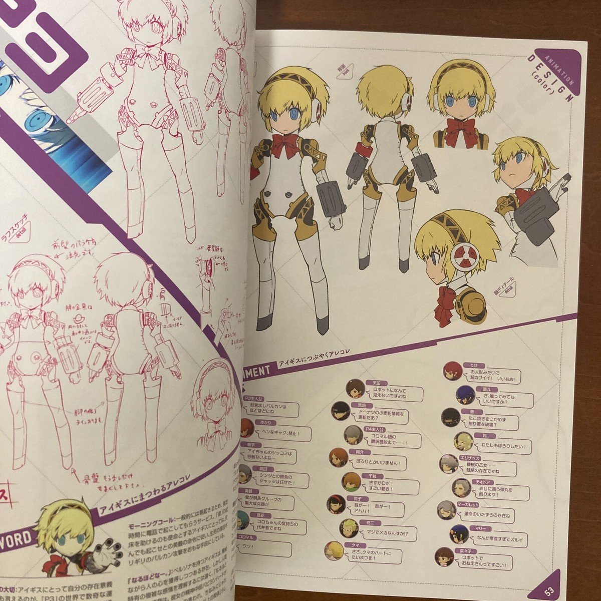 Persona Q Shadow of the Labyrinth Official Design Works Art Book