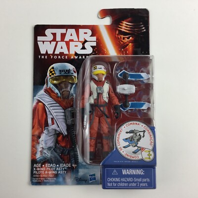 Star Wars The Force Awakens X-WING PILOT ASTY 3.75 Inch Figure Hasbro NEW B4167