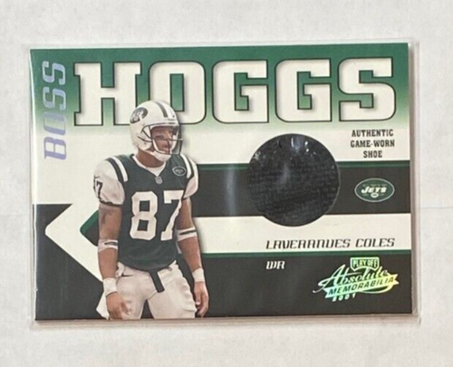 2001 Absolute Memorabilia Boss Hoggs Shoe #GH32 Laveranues Coles ***001/125***