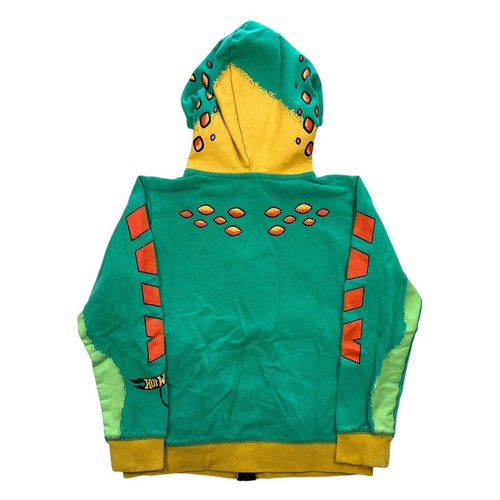 Volcom x Hot Wheels Full Zip Hoodie Viper Snake Graphic Mask Sweatshirt KIDS 7 - Picture 3 of 7