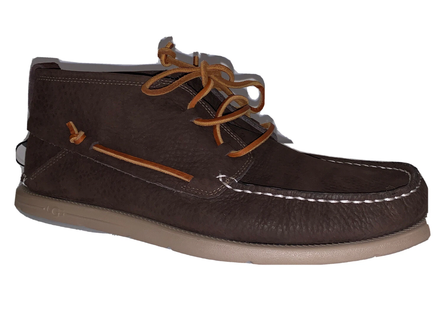 MOCASSINI MOCASSINI DA BARCA UGG IN PELLE BEACH MOC CHUKKA UOMO US 10 5 NUOVI CON ETICHETTE