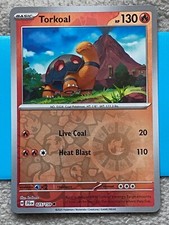 Pokemon TCG Journey Together TORKOAL 25/159 Reverse Holo