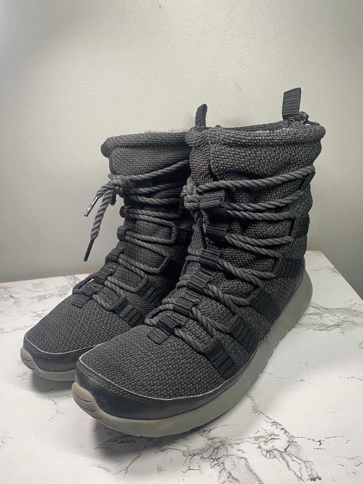 Nike Roshe One Sneakerboot Black Gray 