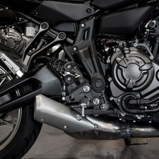 Yamaha Tracer 7 GT 2021 2024 Oro Piastra Battitacco Adesivi 3d moto compatibili