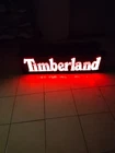 neon signs vintage TIMBERLAND, IN GREAT SHAPE 11 IN TALL 34 IN LONG