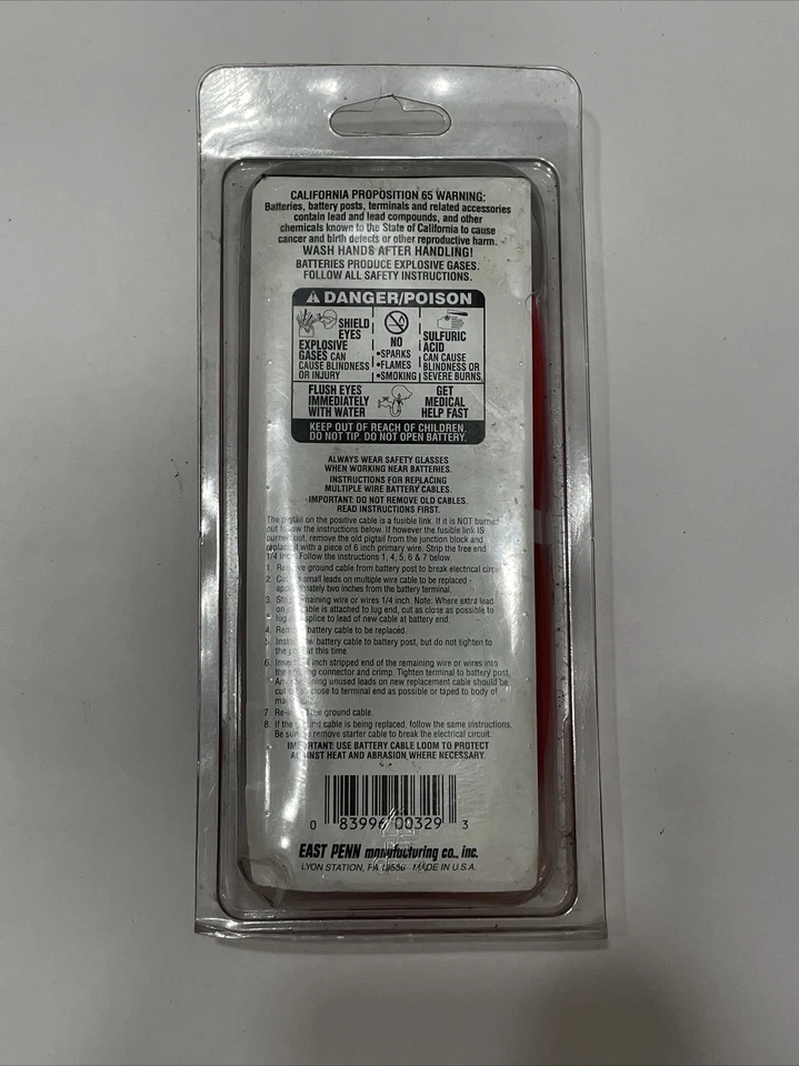 Cable de batería-Deka Deka East Penn 00329 Foto 3 de 3