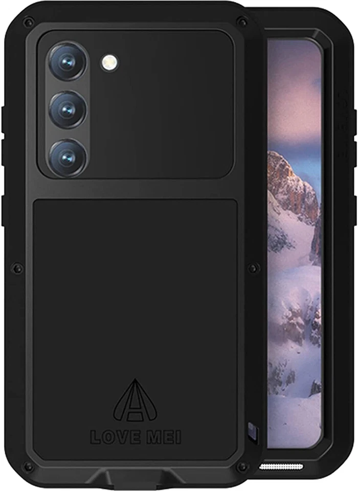 Funda de metal impermeable/contra el polvo/golpes y el polvo Gorilla Glass de LOVEMEI para Samsung Foto 3 de 4