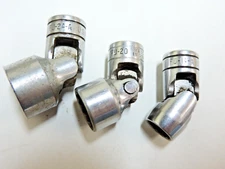 Snap-on Tools 3/8" Drive  Universal Swivel  Sockets  USA SAE  4 piece