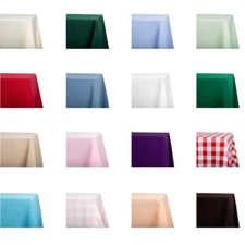 8' King Table Drape Tablecloth, 108 x 156 inches Tablecloth Polyester