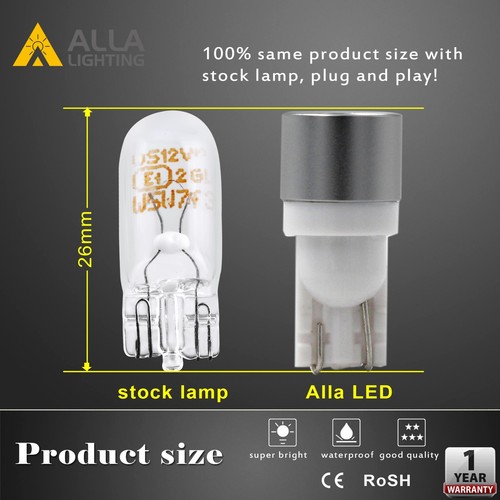 ALLA T10 4-LED Direction Beam License|Tail|Interior Door|Map Light Bulb|Courtesy - Picture 10 of 10