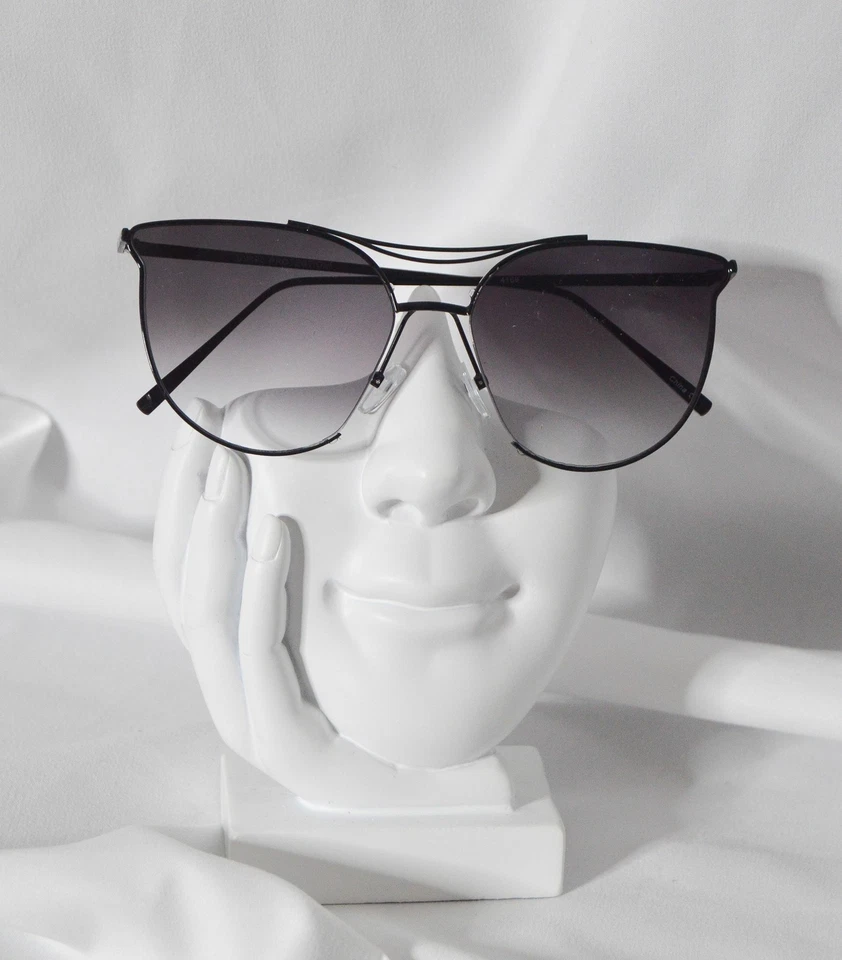 Armação de olho de gato de metal sem aro - Imagem 4 de 4