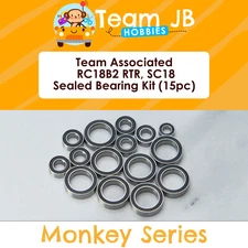 Team Associated RC18B2 RTR, SC18 - 15 Pcs Rubber Sealed Bearings Kit