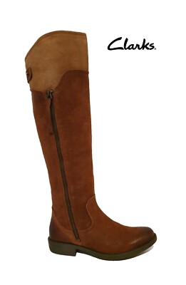 CLARKS MERRYN MOORS TAN BROWN NUBUCK
