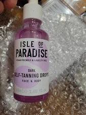 Isle of Paradise Face & Body Self Tanning Drops Dark  50 ML 1.69 OZ