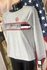 NWT 35 new OU OKLAHOMA SOONERS Girls M Medium 10-12 Sweatshirt Pullover Retro