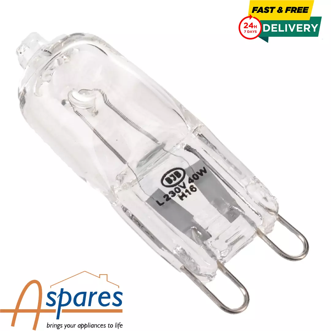 Lamona Cooker Oven LIGHT BULB LAMP 40W G9 230V Halogen 8085641028