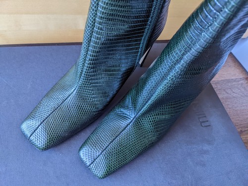 MIISTA Marselle Leather Heeled Boots size 35 - Picture 7 of 11
