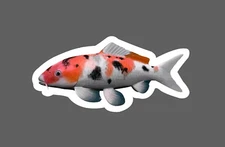 Koi Fish Sticker Realistic Fish Waterproof