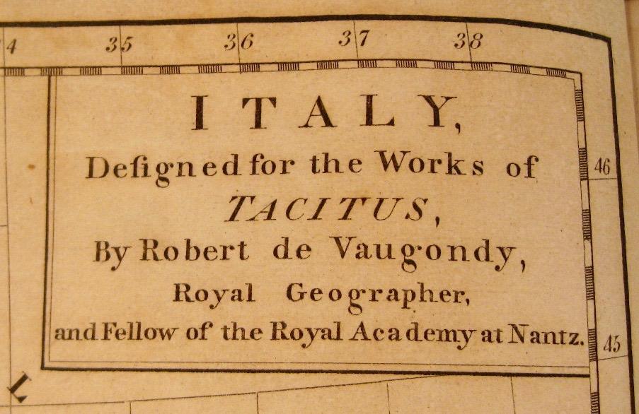 The Works Of Cornelius Tacitus Book Volume 3 Antique 1822 Murphy