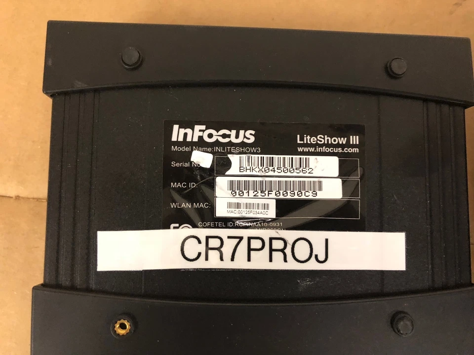 Infocus INLITESHOW3 Lite Show lll Adaptador Pantalla Inalámbrico Presentación Lote de 2 Foto 2 de 2