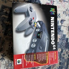 Nintendo 64 N64 Console Boxed With Manuals And 4 Games Including Goldeneye